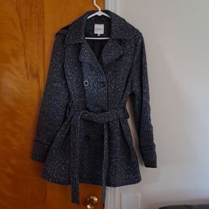 Croft & Barrow peacoat style coat with hood
